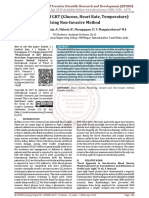 Measurement of GHT Glucose, Heart Rate, Temperature Using Non Invasive Method