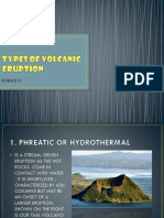 Types of Volcanic Eruption Erb