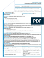 Elementary Lesson Plan Template: Name: Amanda Hust Date of Implementation