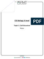 Summary Notes - Topic 1 CIE Biology A-Level