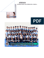 Stem B Grade 12 2018-2019 Graduates