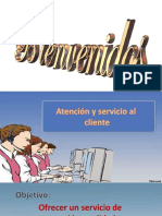 Atenciòn y Servicio Al Cliente