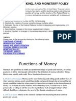 Money, Banking, and Monetary Policy: Objectives