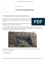 Why Retaining Walls Fail - Causes For Retaining Wall Failure