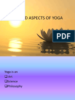 Applied Aspects of Yoga