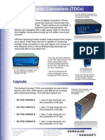 Precision Measurement Overview Tdcs