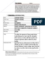 OBJECTIVE - Santanu CV