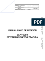 ECP-VSM-M-001-07 DETERMINACION DE TEMPERATURA Revisión Final 30 Marzo 2005