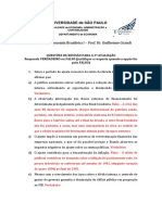 Gabarito Lista de Questões de Revisão - P2