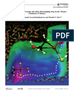 Hydroxypalladation Precedes The Rate-Determining Step in The Wacker Oxidation of Ethene