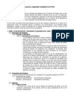 Delincuencia y Seguridad Ciudadana Peru