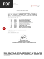 Constancia SCTR