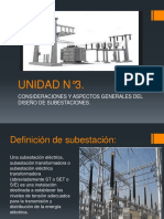 UNIDAD N°3, Subestaciones