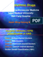 Antiarrhythmic Drugs: Division of Cardiovascular Medicine Taipei Medical University-Wan-Fang Hospital