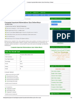 Computer Important Abbreviations Quiz Online Mcq's