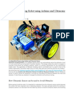 Obstacle Avoiding Robot Using Arduino and Ultrasonic Sensor