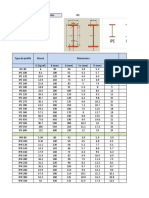 Etude Dimensionnement Profile Acier SUPPORT JO WEB