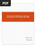 Ciclos de Potencia de Gas