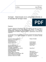 NCh1789-1986 Determinacion de La Uniformidad Obtenida en El Mezclado Del Hormigon