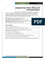 3 Establishing The Care Team Roles and Communications