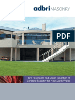 Adbri Masonry Fire and Sound Brochure PDF