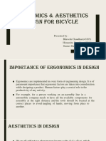 Ergonomics & Aesthetics Design For Bicycle