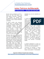 Teóricos Da Educação - Teoria de Decroly