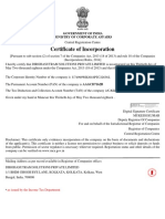 Certificate of Incorporation PDF