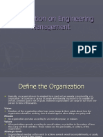 Presentation On Engineering Management