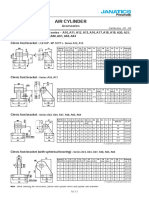 Air Cylinder: (CETOP - RP 107 P) - Series A12, A13