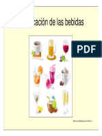 Clasificación de Las Bebidas. Servicios de Restauración - (Abz) - 1