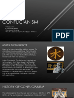 Confucianism: - Introduction - Confucian Beliefs - Confucian Timeline - The Five Classics and The Four Books of China