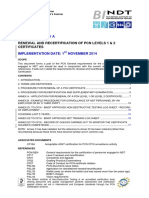 Cp16 Issue Renewal and Recertification of PCN Levels 1 & 2 Certificates