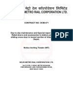 Contract No: Ocm-471: Delhi Metro Rail Corporation LTD