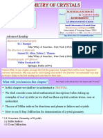 Chapter 3a Geometry of Crystals