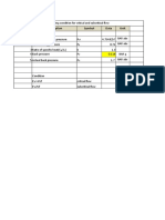 Sr. No Description Symbol Data Unit: CF 1 P V 2 2