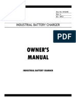 Owner'S Manual: Industrial Battery Charger