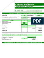 Calculo Impuestos - Retenciones - IVA