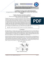 Optimized Rack and Pinion Steering System With Steering Stops Incorporation Over Rack-Casing Assembly For A BAJA SAE All Terrain Vehicle