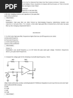 First & Second-Order High Pass Butterworth Filter & Higher Order Filters Questions and Answers - Sanfoundry
