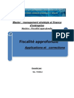 Fiscalité Approfondie Applications Et Corrections Nmili