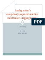 Lecture 5 Farming System Components-Cropping Systems