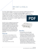 Nokia 7368 ISAM ONT G-010G-A For Optical LAN Data Sheet en