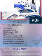 Real Time PCR: Presented By: SUVODIP JANA 16/BT/06