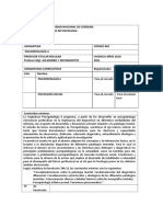 Programa de Catedra Psicopatologia II 2019-2021