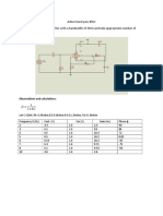 Active Bandpass Filter