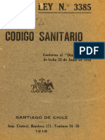 Codigo Sanitario 1918