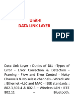 Unit-II Data Link Layer