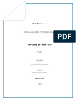 Guia para El Informe Estadistico