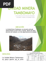 Unidad Minera Tambomayo